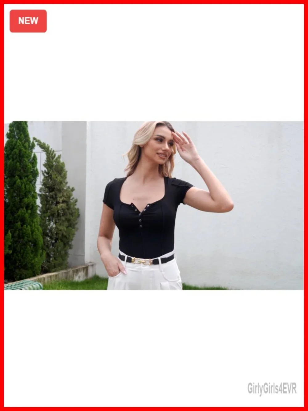 4 Pack Women Skinny Elastic Belts Gold Buckle Thin Stretchy Waist Belt Dress